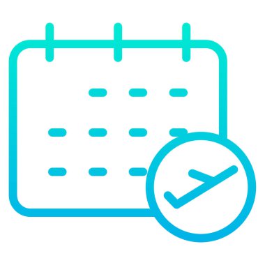 Basit uçuş simgesi, vektör illüstrasyonu