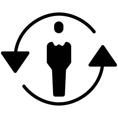 Basit kullanıcı arayüzü simgesi, vektör illüstrasyonu