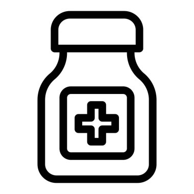 İlaçlar. Web simgesi basit tasarım