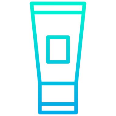 Saç kremi. Web simgesi basit illüstrasyon