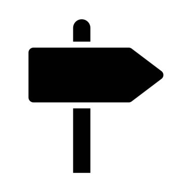 konum minimalist vektör simgesi beyaz üzerinde izole