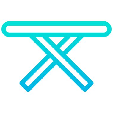 Ütü yapıyorum. Web simgesi basit illüstrasyon