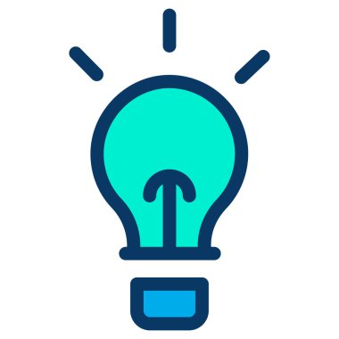 Bir fikrim var. Web simgesi basit illüstrasyon 