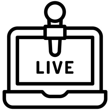 dizüstü bilgisayar simgesi, vektör illüstrasyonu