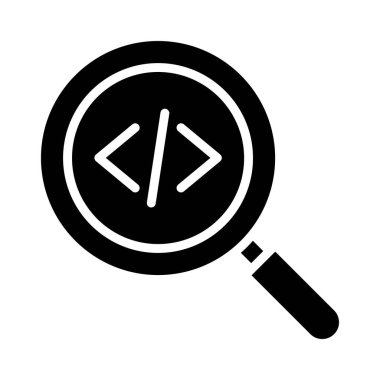 Arama simgesi vektör illüstrasyonu