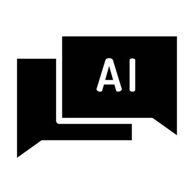 Mesaj var. Web simgesi basit illüstrasyon