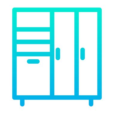 Kostüm simgesi vektör illüstrasyonu