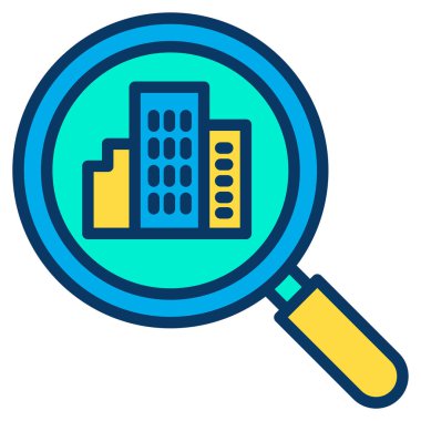 Ara. Web simgesi basit illüstrasyon