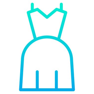 Elbise. Web simgesi basit illüstrasyon