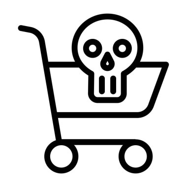 Alışveriş arabası. Basit tasarım