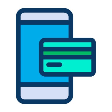 mobil ödeme kavramı, basit illüstrasyon