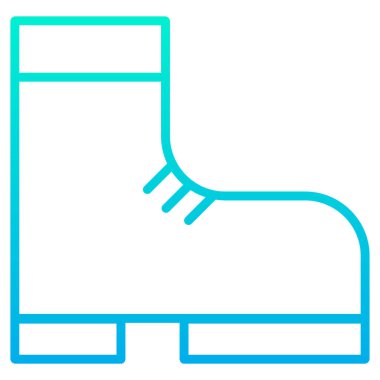 Boot . Web simgesi basit illüstrasyon