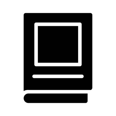 Dergi web simgesi basit vektör illüstrasyonu