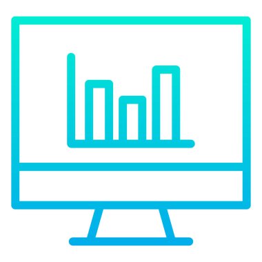 ticari analitik vektör illüstrasyonu basit sanat 