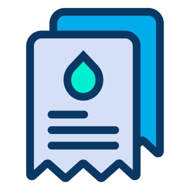 Belge. Web simgesi basit illüstrasyon