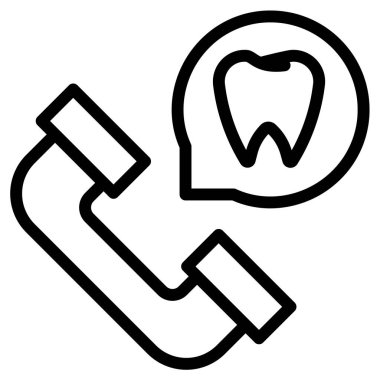 Diş bakımı. Basit resimleme