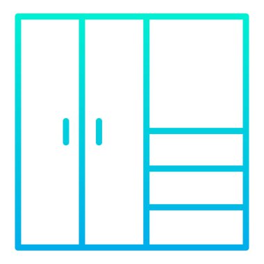 kapı simgesi vektör illüstrasyonu