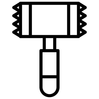 Bıçak. Web simgesi basit illüstrasyon