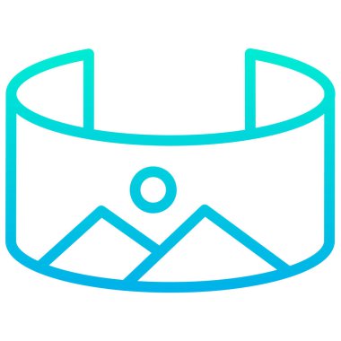 Basit resim simgesi, vektör illüstrasyonu