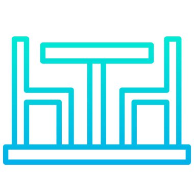 Bina. Web simgesi basit tasarım