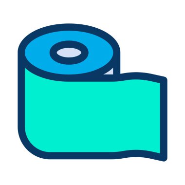 tuvalet kağıdı web hattı simgesi.