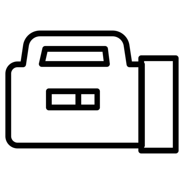 Fackel Web Icon Vektor Illustration — Stockvektor