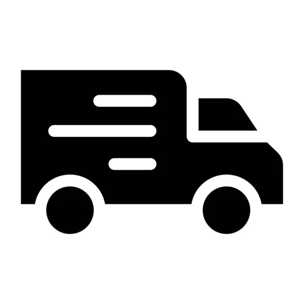 Transporte Icono Vector Simple Sobre Fondo Blanco — Vector de stock