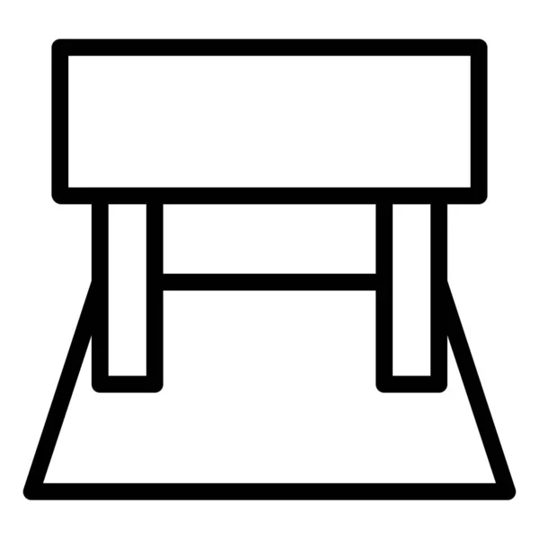 Таблиця Веб Іконка Проста Ілюстрація — стоковий вектор