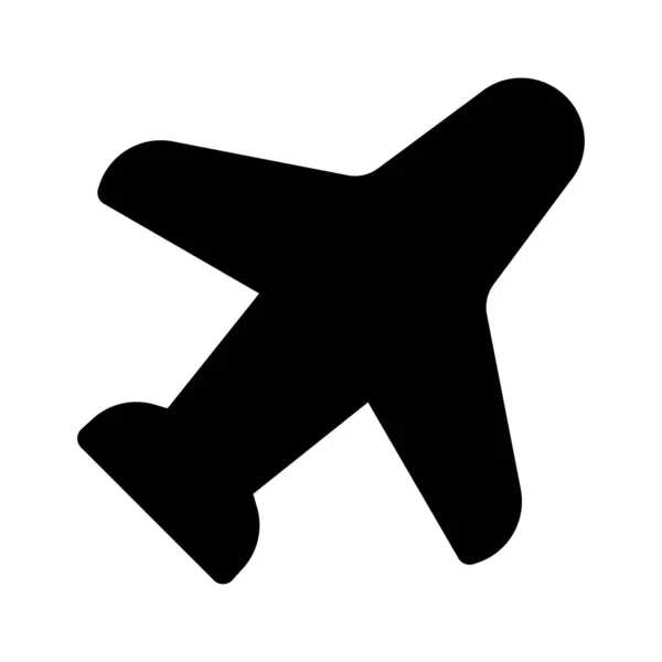 Icono Vuelo Simple Ilustración Vectorial — Vector de stock