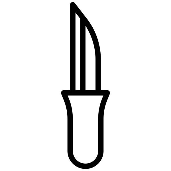 Icône Couteau Simple Illustration Vectorielle — Image vectorielle