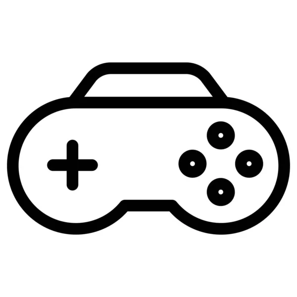 Gamepad Vector Pictogram Illustratie — Stockvector