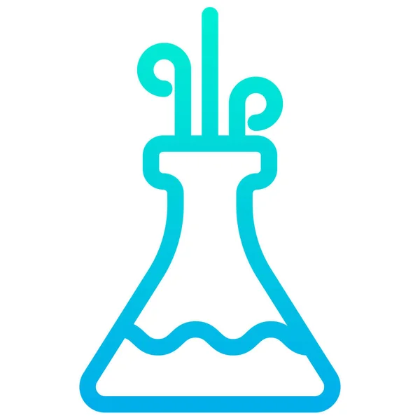 Chemistry Web Icon Simple Illustration — Stock Vector