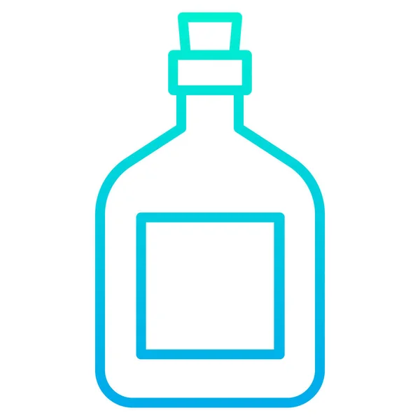 Liquor Web Icoon Eenvoudige Vector Illustratie — Stockvector