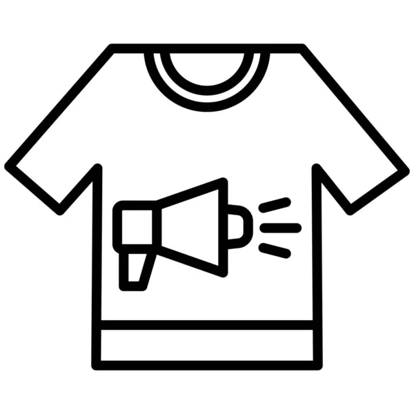 Tričko Jednoduché Ikony Vektorové Ilustrace — Stockový vektor