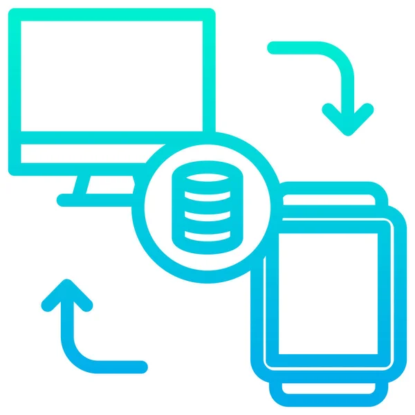 Ícone Smartwatch Simples Ilustração Vetorial — Vetor de Stock