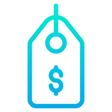 Fiyat etiketi. Vektör illüstrasyonu