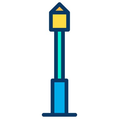 Kürek. Web simgesi basit illüstrasyon