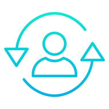 kullanıcı koruması. Web simgesi basit illüstrasyon