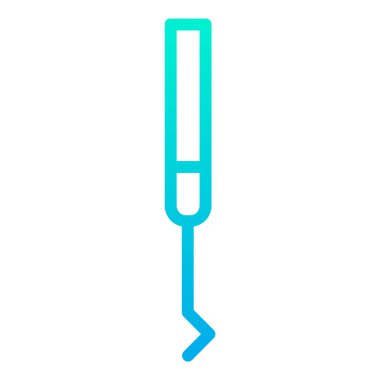 Beyaz arkaplanda basit vektör simgesi