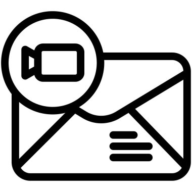 posta simgesi, vektör illüstrasyonu