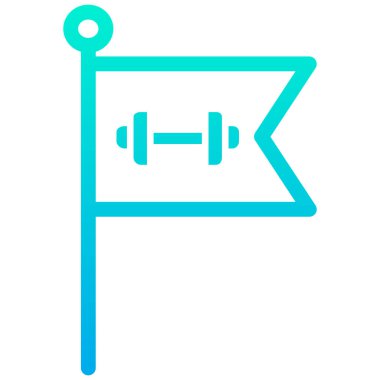 bayrak simgesi, vektör illüstrasyonu