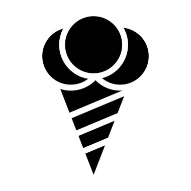 dondurma, yaz konsepti, vektör çizimi