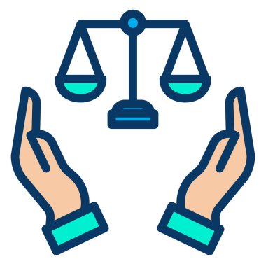 Basit simge, vektör illüstrasyonunu destekle