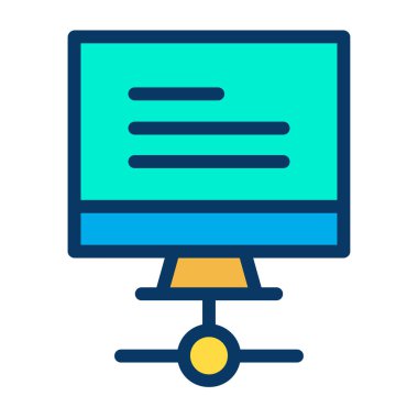 ağ monitörü bağlantısı. Basit resimleme