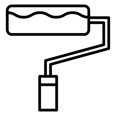 Boya silindiri. Basit resimleme