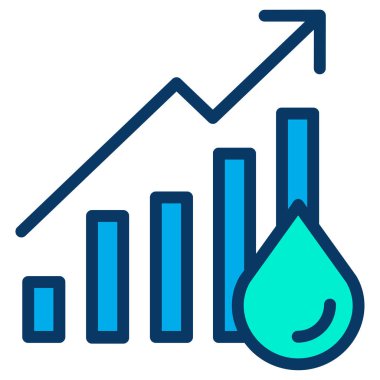 Büyüme. Web simgesi basit illüstrasyon