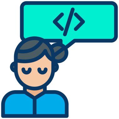 kullanıcı. Web simgesi basit illüstrasyon