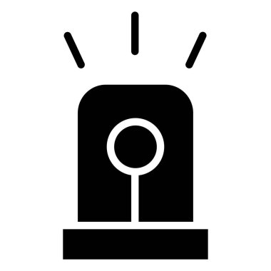 Acil durum web simgesi, vektör çizim 