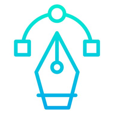Basit vektör grafik simgesi, vektör illüstrasyonu