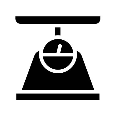 Ağırlık ölçekli simge vektörü. Pul işaretleri. izole edilmiş sembol çizimi